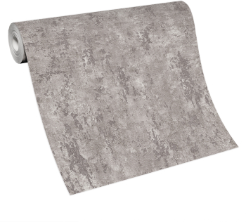 Tapet modern imitatie perete scorojit Gri 10375-38 