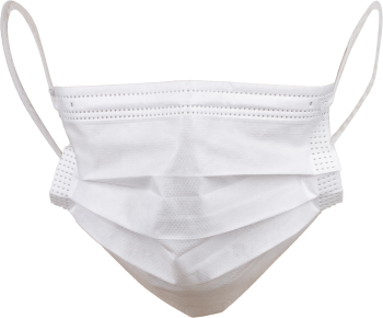 Masti chirurgicale medicale PRIMA cu elastic albe 50 bucati 