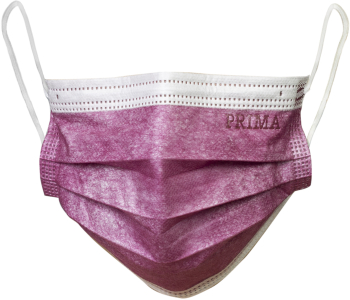 Masti chirurgicale medicale PRIMA cu elastic grena 50 bucati 