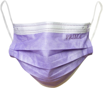 Masti chirurgicale medicale PRIMA cu elastic lila 50 bucati 