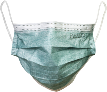 Masti chirurgicale medicale PRIMA cu elastic verde inchis 50 bucati 