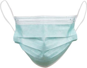 Masti chirurgicale medicale PRIMA cu elastic verzi 50 bucati