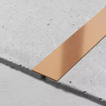 Platbanda din inox cupru oglinda 15x0.6x2700 mm 