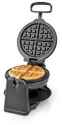 Producator de vafe - vafe belgiene - 17 cm - 1000 W - Cu control automat al temperaturii - ABS / Otel inoxidabil 