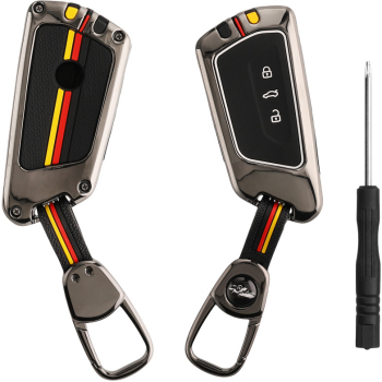 Carcasa Cheie Auto Kwmobile pentru VW 3 Butoane Multicolor Zinc KWM000024XH001C 