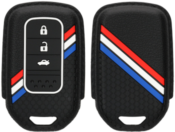 Husa Cheie Auto Kwmobile pentru Honda 3 Butoane Multicolor Silicon KWM000025CH001C 