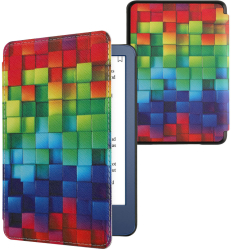 Husa Kwmobile pentru Amazon Kindle 2022 Multicolor Piele ecologica KWM000017LI019C 