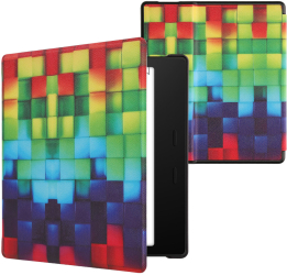 Husa Kwmobile pentru Amazon Kindle Oasis 10 Multicolor Piele ecologica KWM000010AE052C 