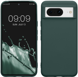 Husa Kwmobile pentru Google Pixel 8 Verde inchis Silicon 61855.171 
