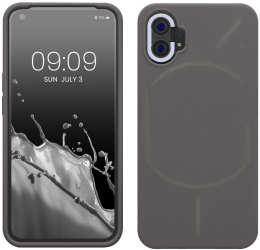 Husa Kwmobile pentru Nothing Phone 1 Gri Silicon KWM000017IK028C 