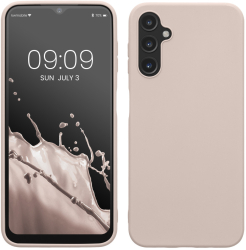Husa Kwmobile pentru Samsung Galaxy A14 5G Crem Silicon KWM0000195F014C 