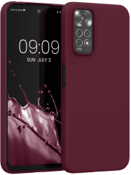Husa Kwmobile pentru Xiaomi Redmi Note 11/Redmi Note 11s Visiniu Silicon KWM0000150V054C 