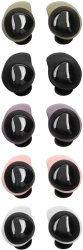 Set 5 Protectii anti-alunecare Kwmobile pentru casti Samsung Galaxy Buds FE Multicolor Silicon KWM000025HI001C 