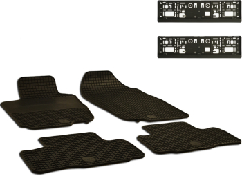 Set Covorase Auto Cauciuc Umbrella Pentru Toyota Rav 4 2006-2012 + Suport Numar Inmatriculare Mega Drive Simplu Set 2 Buc 