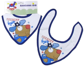 Bavetica bebelusi tip bandana model catel Rock A Bye Baby 