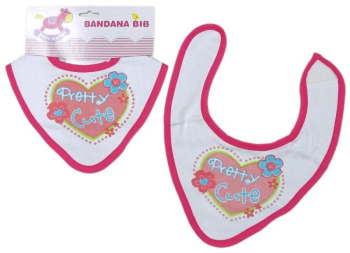 Bavetica bebelusi tip bandana model inimioara Rock A Bye Baby 