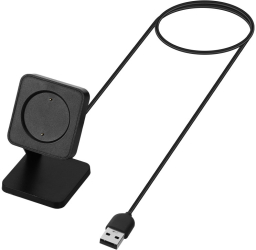 Cablu de incarcare USB Kwmobile pentru Amazfit GTS 3/GTR 3/GTR 3 Pro Negru Plastic KWM000024YE001C 