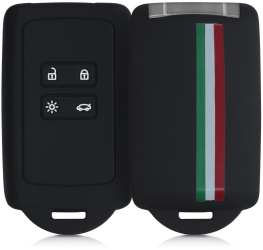 Husa Cheie Auto pentru Renault / Dacia - 4 Butoane - Keyless Go Silicon Multicolor 49769.14 