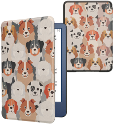 Husa Kwmobile pentru Amazon Kindle 2022 Multicolor Piele ecologica KWM000017LI021C 