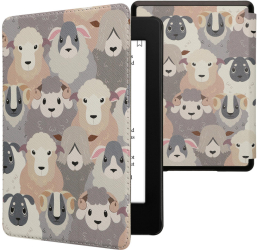 Husa Kwmobile pentru Amazon Kindle Paperwhite 11 Multicolor Piele ecologica KWM000017FL023C 