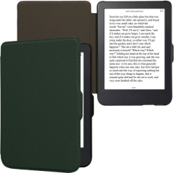 Husa Kwmobile pentru Kobo Clara 2E Verde inchis Nylon KWM000023RP001C 