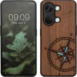 Husa Kwmobile pentru OnePlus Nord 3 5G Maro/Albastru Lemn KWM0000204Y003C 
