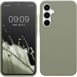 Husa Kwmobile pentru Samsung Galaxy A35 Verde Silicon KWM000021PA013C 