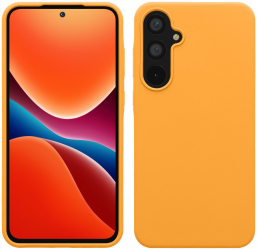Husa Kwmobile pentru Samsung Galaxy A55 Portocaliu Silicon KWM000021ME007C 