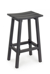 Scaun bar aluminiu gri antracit Skipper 41.8x31x71 cm 
