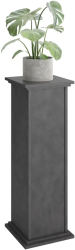FMD Masa de accent cu usa gri 88 5 cm 