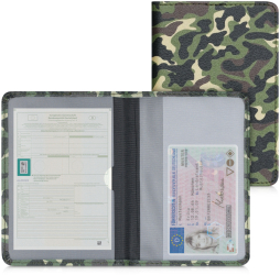 Husa pentru documente auto Kwmobile Multicolor Piele ecologica 50104.08 