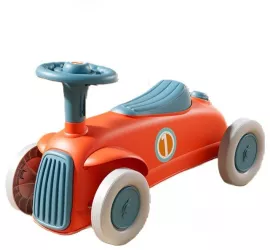 Masinuta Ride-On Flippy cu Sistem Anti-Rasturnare Claxon pe Volan 1-6 Ani 60 x 28 x 34 cm Rosu-Albastru 