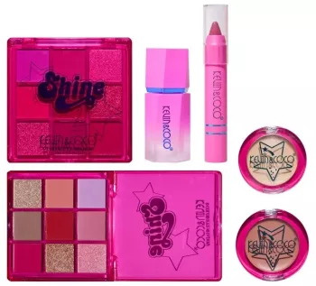 Set 5 Produse de Machiaj KEVIN & COCO Shine Girl 18 x 15.8 x 3.5 cm 