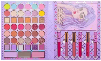Set 8 Produse de Machiaj KEVIN & COCO Violet Fairy 51 culori 19.5 x 24.5 x 2.5 cm 