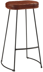 vidaXL Scaune de bar Gavin 2 buc. maro inchis 44x37 5x78 cm 