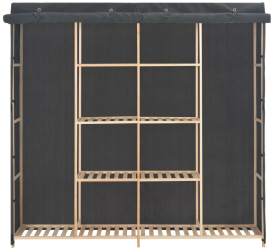 vidaXL Sifonier gri 173 x 40 x 170 cm material textil 