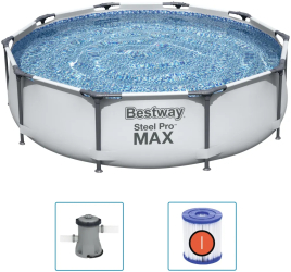 Bestway Set de piscina Steel Pro MAX 305 x 76 cm 