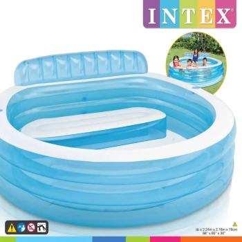 Intex Centru gonflabil cu piscina Family Lounge Pool 57190NP 