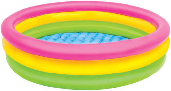 Intex Piscina gonflabila Sunset 3 inele 114x25 cm 