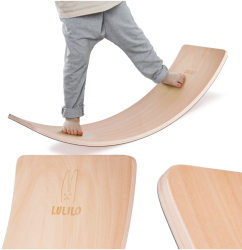 Placa de echilibrare din lemn Lulilo 82 x 30 x 2cm