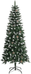 vidaXL Brad de Craciun artificial cu suport verde 180 cm PVC