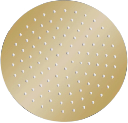 vidaXL Cap de dus rotund tip ploaie auriu 25 cm otel inoxidabil 