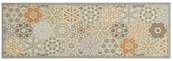 vidaXL Covor de bucatarie lavabil pastel hexagonal 60x180 cm catifea 