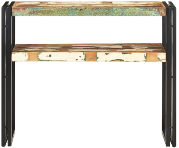 vidaXL Masa consola 90x30x75 cm lemn masiv reciclat 