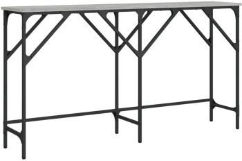 vidaXL Masuta consola gri sonoma 140x29x75 cm lemn prelucrat 