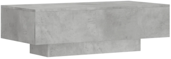 vidaXL Masuta de cafea gri beton 100x49 5x31 cm lemn prelucrat 