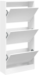 vidaXL Pantofar alb 60x21x125 5 cm lemn compozit 