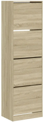 vidaXL Pantofar cu 4 sertare rabatabile stejar sonoma 60x42x204 cm 