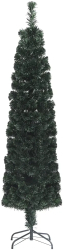 vidaXL Pom de Craciun artificial subtire cu suport 120 cm fibra optica 