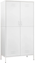 vidaXL Sifonier alb 90x50x180 cm otel 